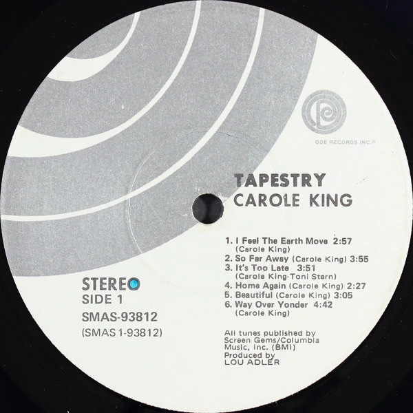 Carole King - Tapestry (LP, Album, Club, Jac) (Very Good Plus (VG+)) - Image 3