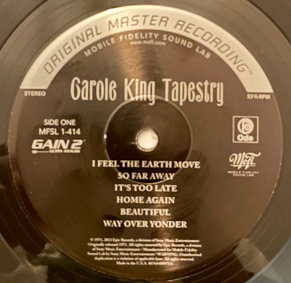 Carole King - Tapestry (LP, Album, Ltd, Num, RE, RM, RP, 180) (Mint (M)) - Image 3