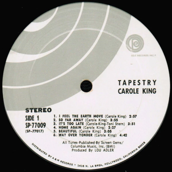 Carole King - Tapestry (LP, Album, RP, Pit) (Very Good Plus (VG+)) - Image 5