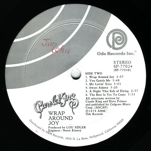 Carole King - Wrap Around Joy (LP, Album, Ter) (Near Mint (NM or M-)) - Image 4