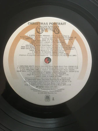Carpenters - Christmas Portrait (LP, Album) (Mint (M)) - Image 2