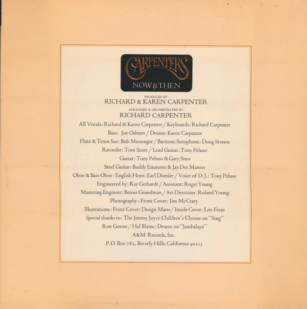 Carpenters - Now & Then (LP, Album, Ter) (Very Good Plus (VG+)) - Image 3