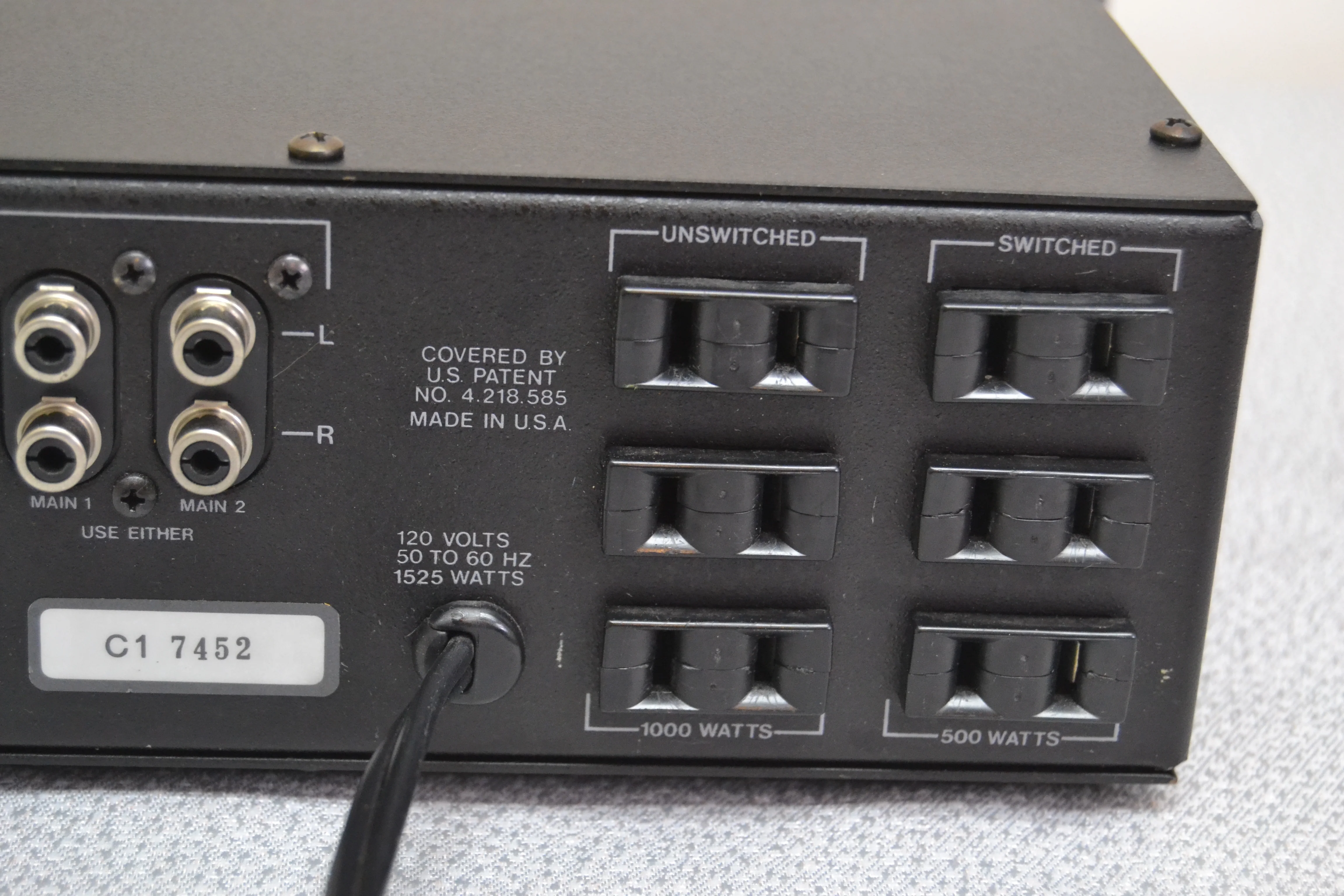 Carver C-1 Sonic Holography Preamplifier - Image 15