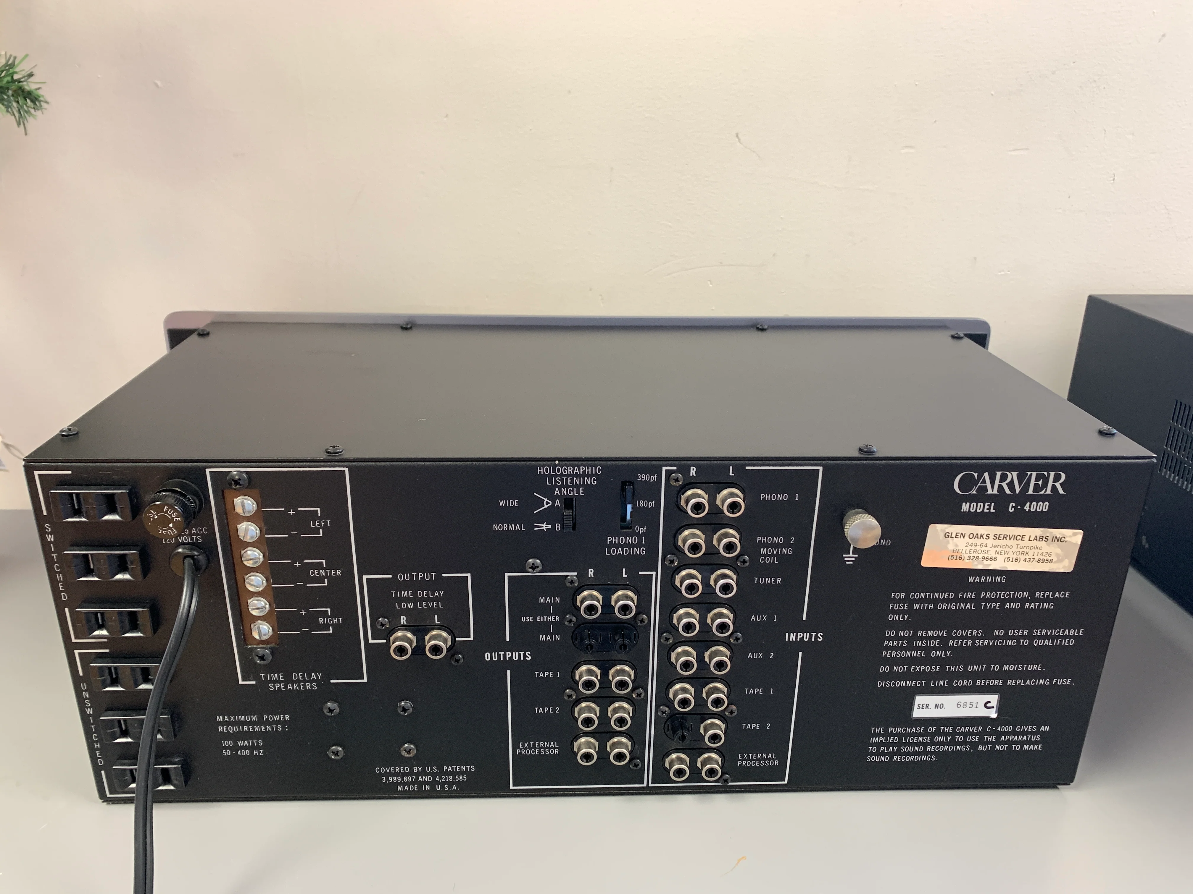 Carver C-4000 Preamplifier - Image 8