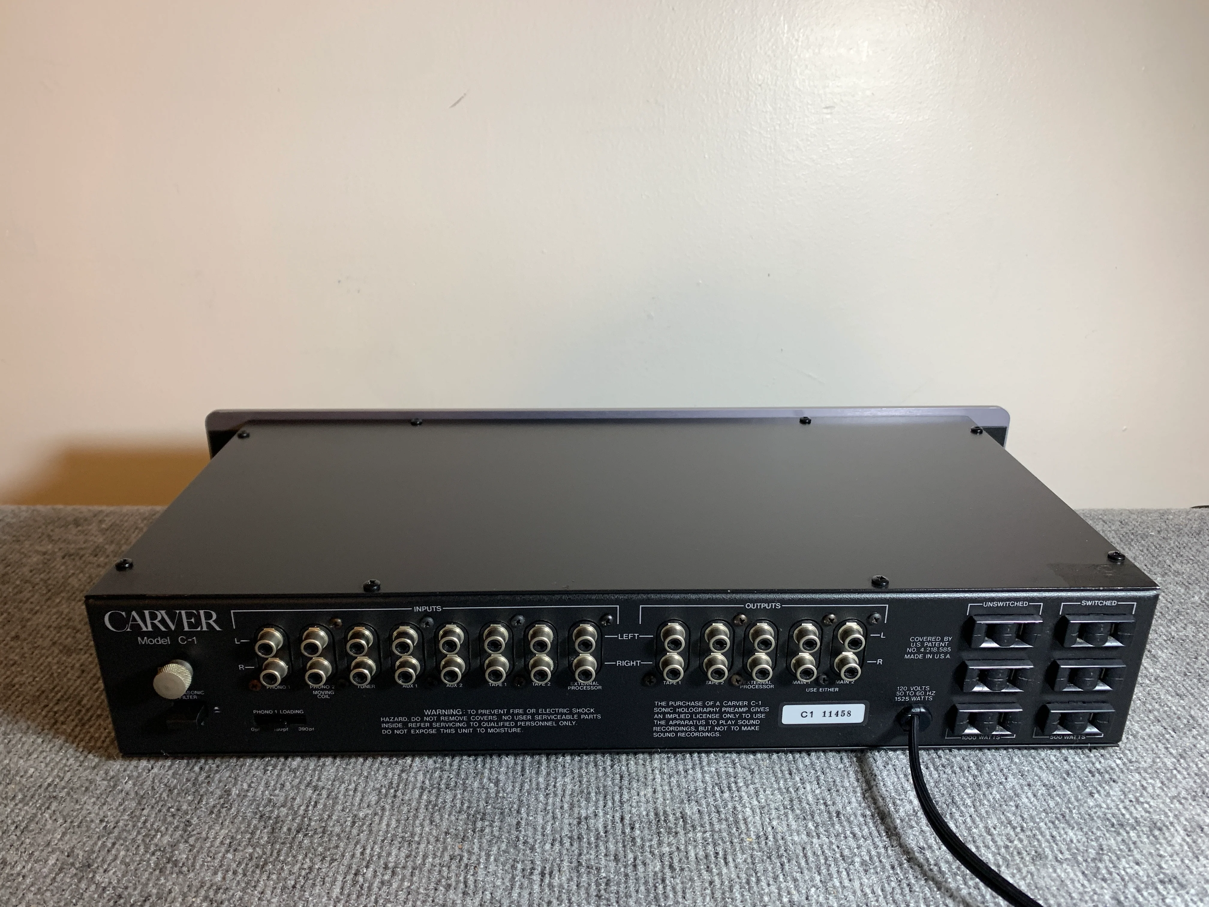 Carver C1 Stereo Preamplifier - Image 13