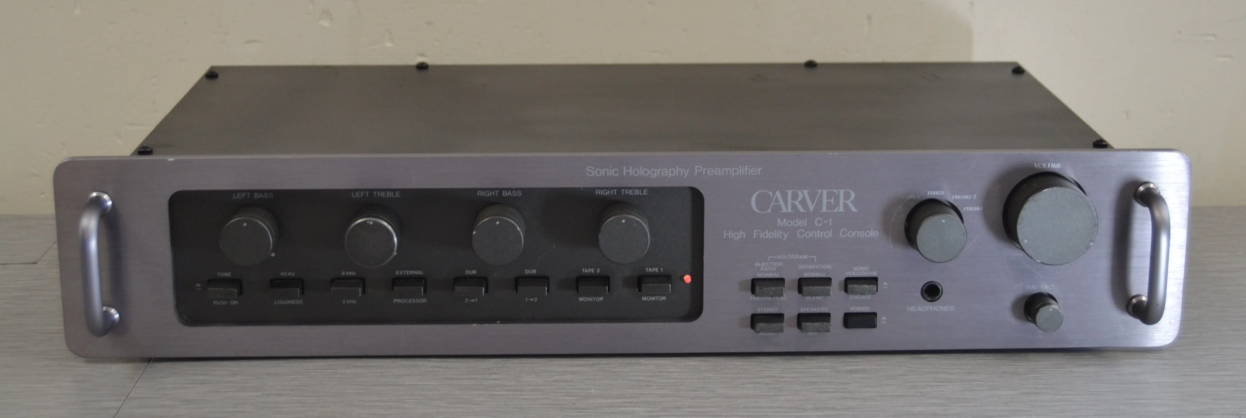 Carver C1 Stereo Sonic Holography Preamplifier