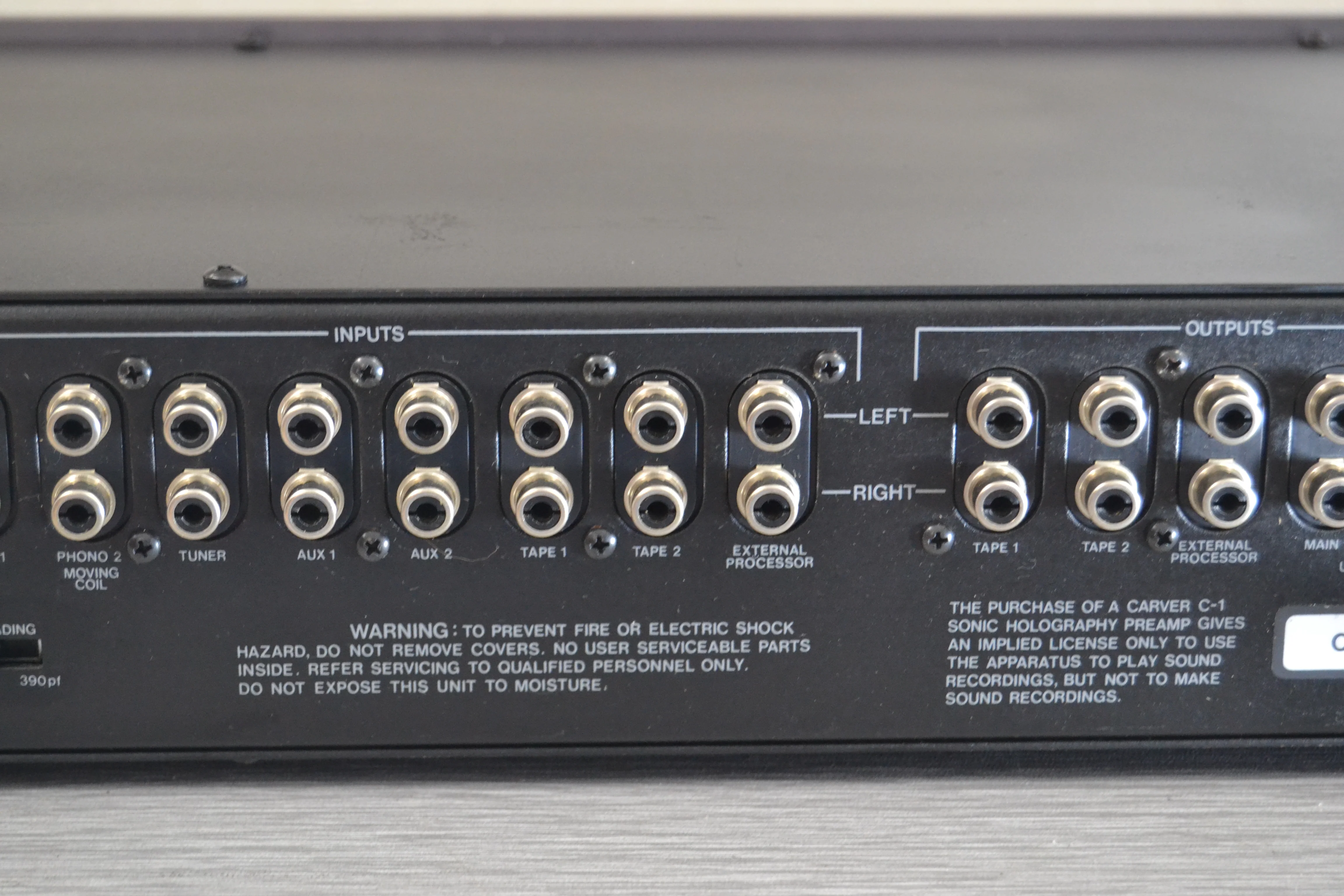 Carver C1 Stereo Sonic Holography Preamplifier - Image 12