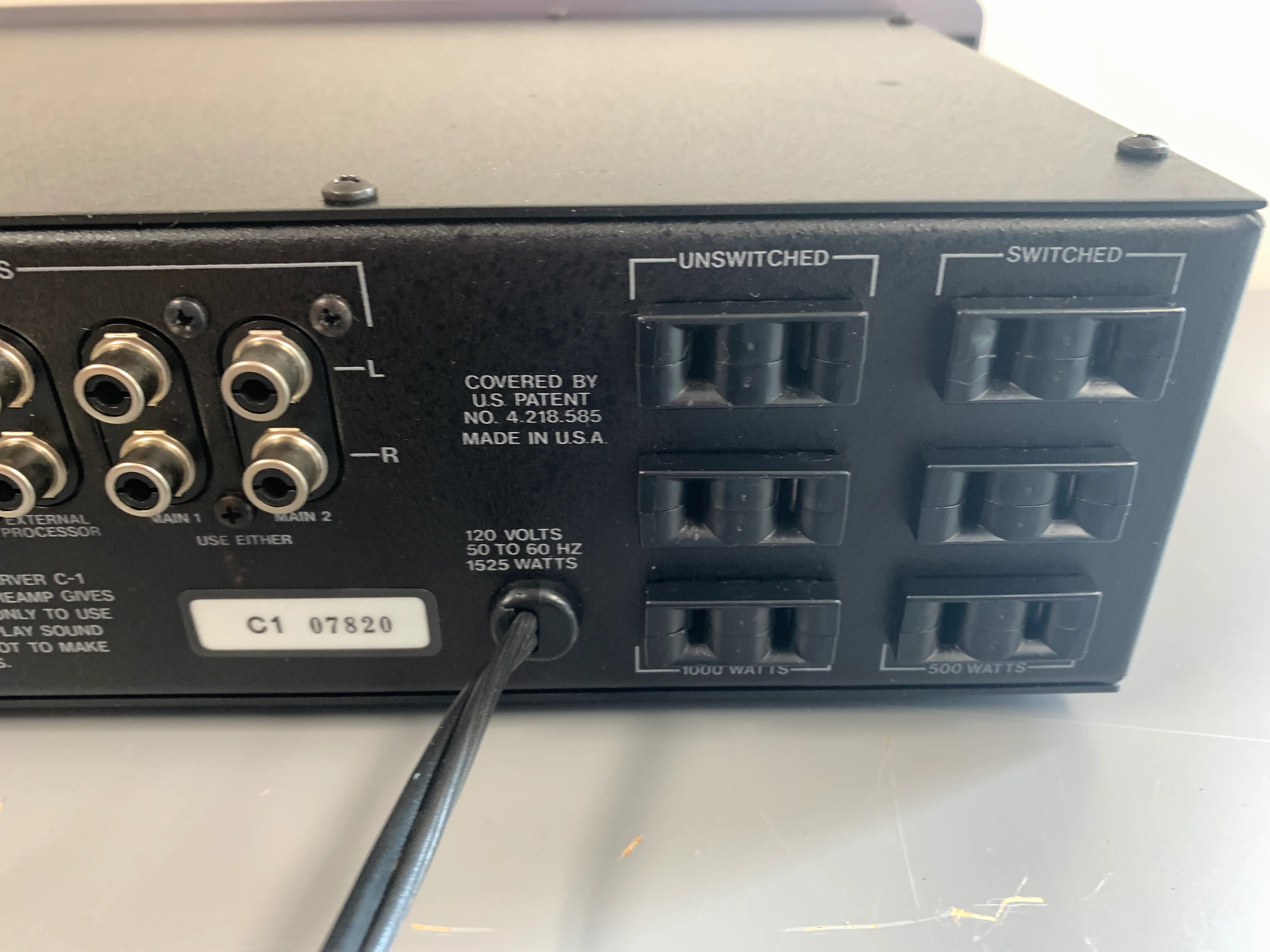 Carver C1 Stereo Sonic Holography Preamplifier - Image 15