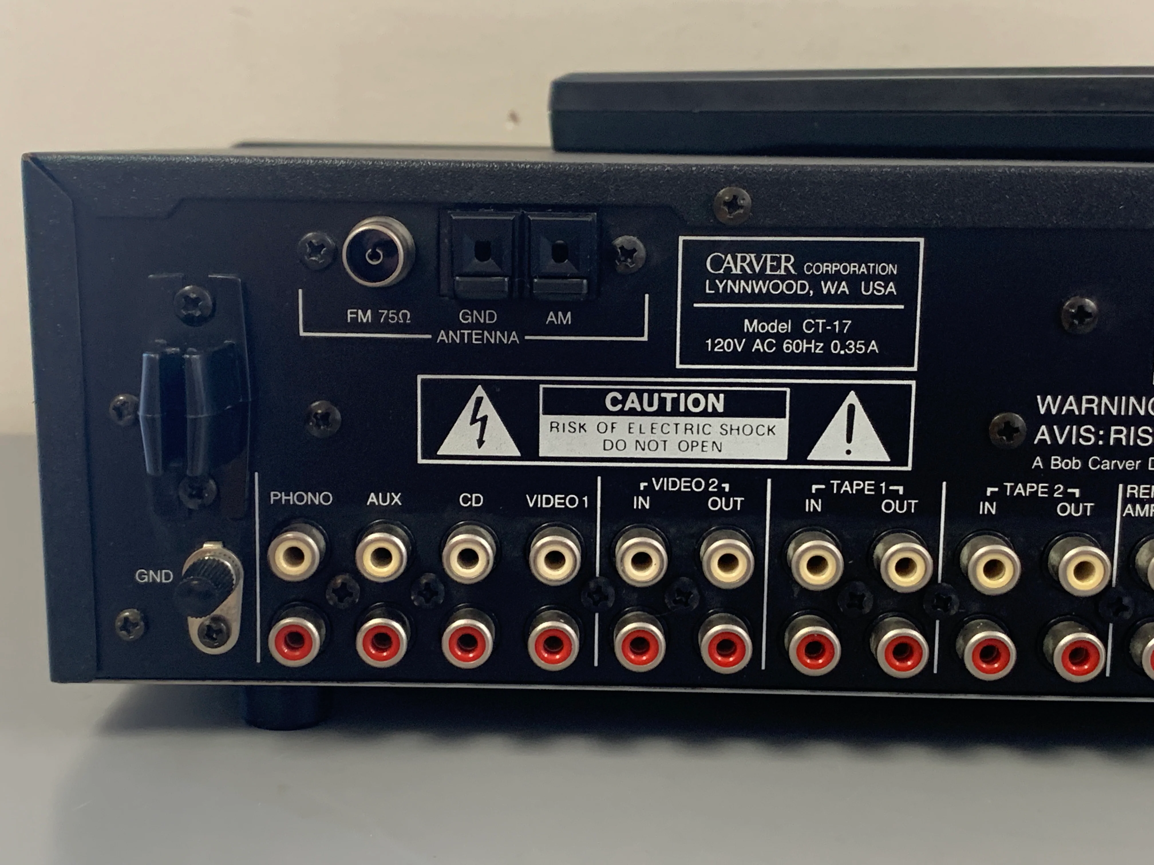 Carver CT-17 Tuner Preamplifier * Remote - Image 9