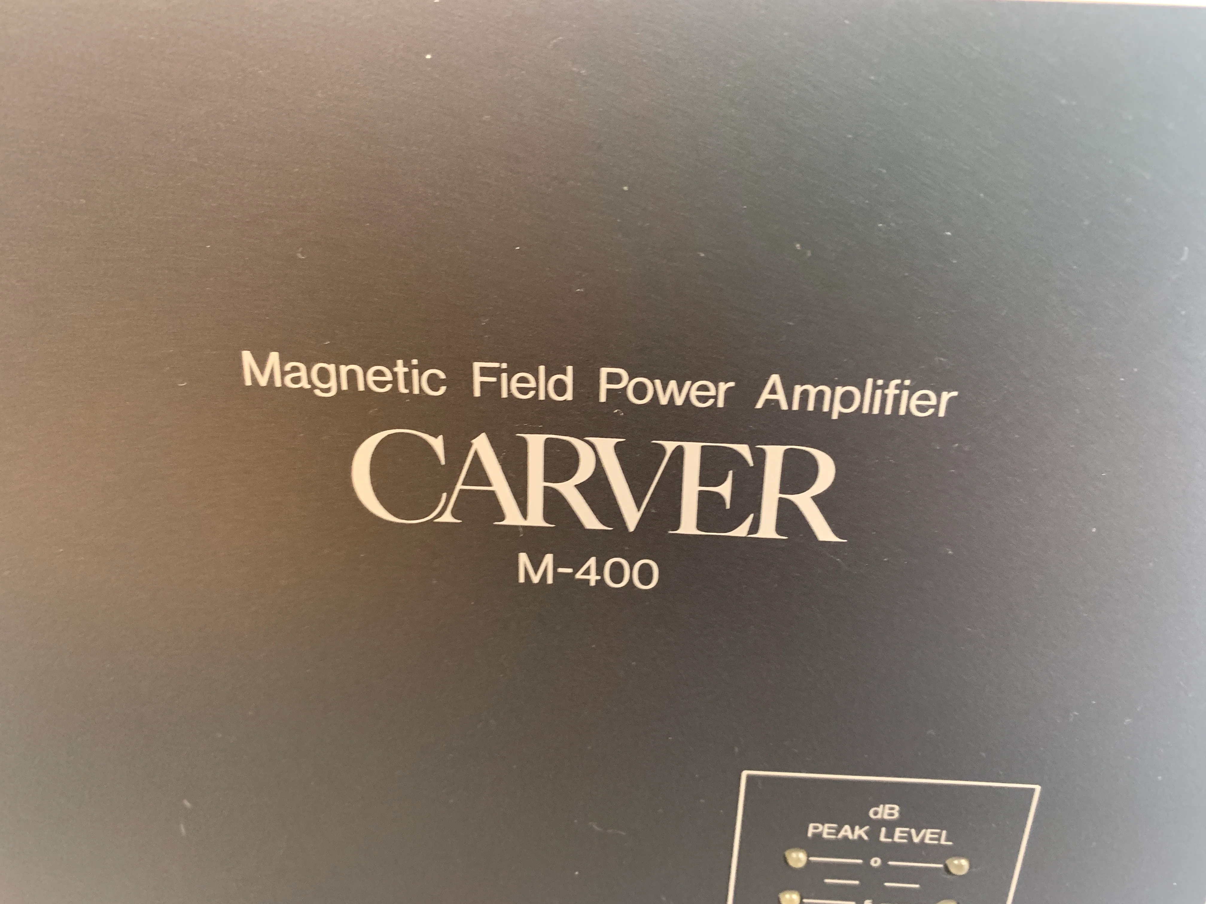 Carver M400 Stereo/Mono Power Amplifier * 200W RMS * 1980 - Image 3