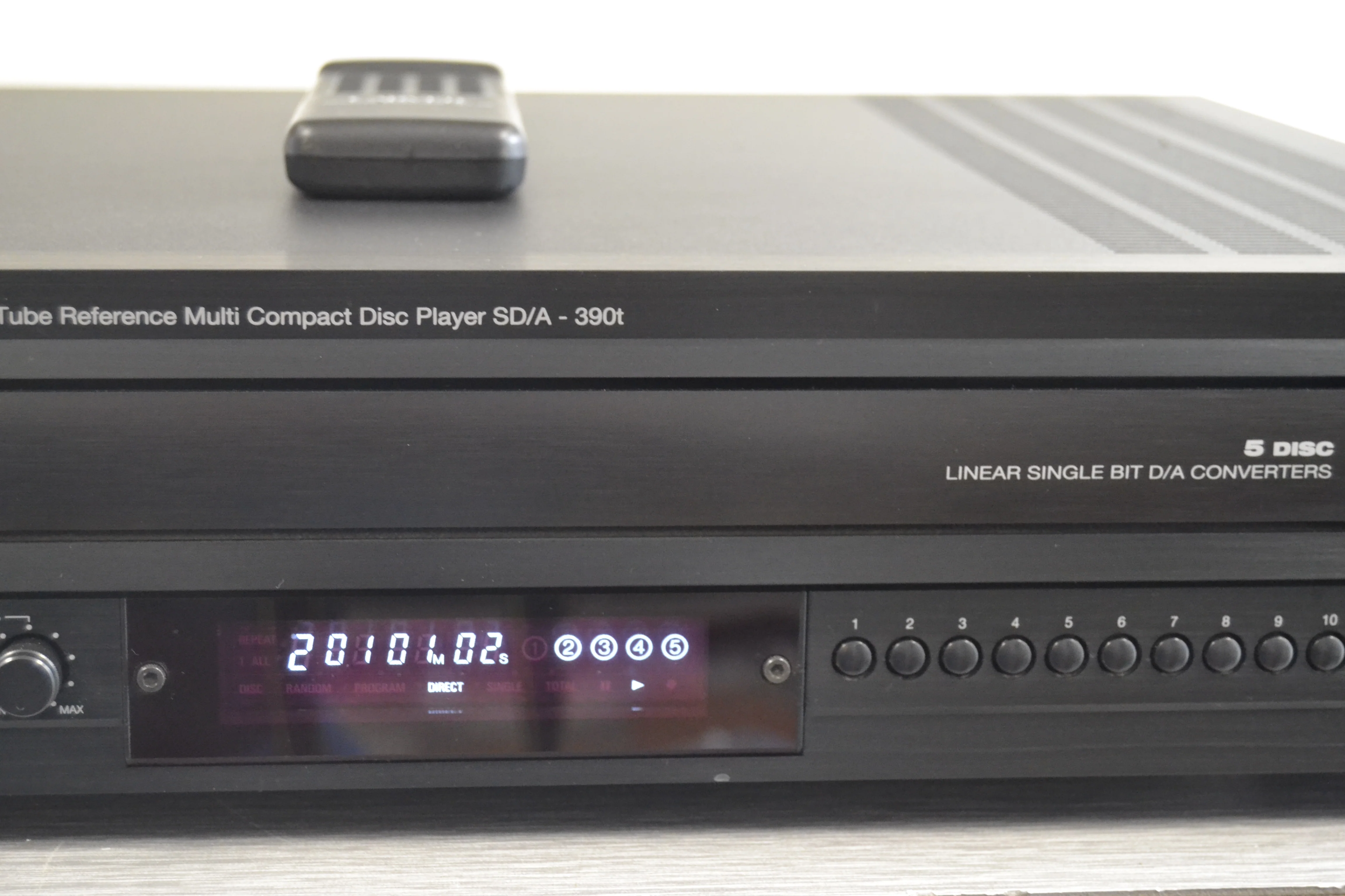 Carver SD/A-390t CD Carousel 5 Discs * Tube Analog Converter * Remote Control - Image 3