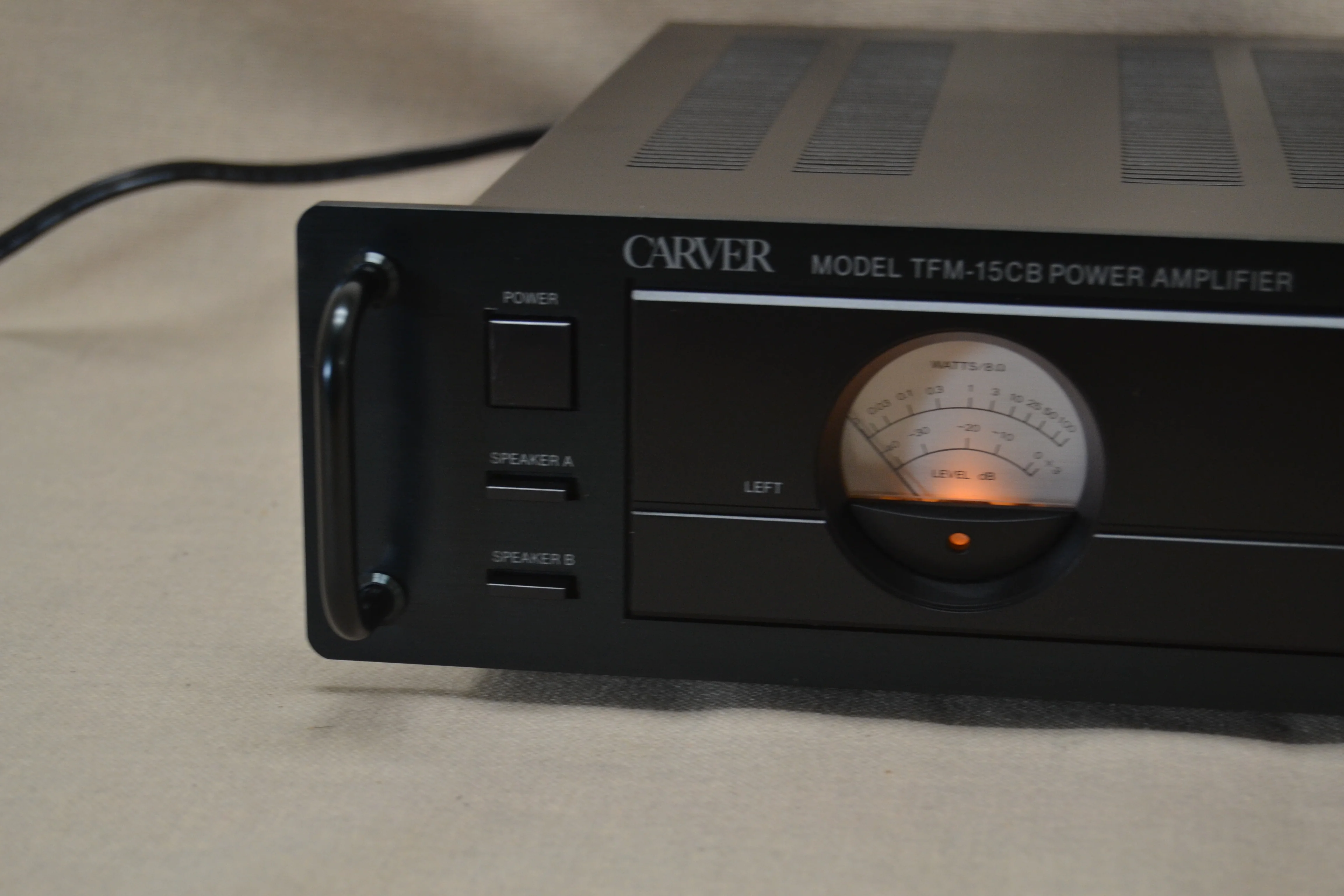 Carver TF-M15CB Stereo Power Amplifier * 100W RMS * 1990 - Image 2