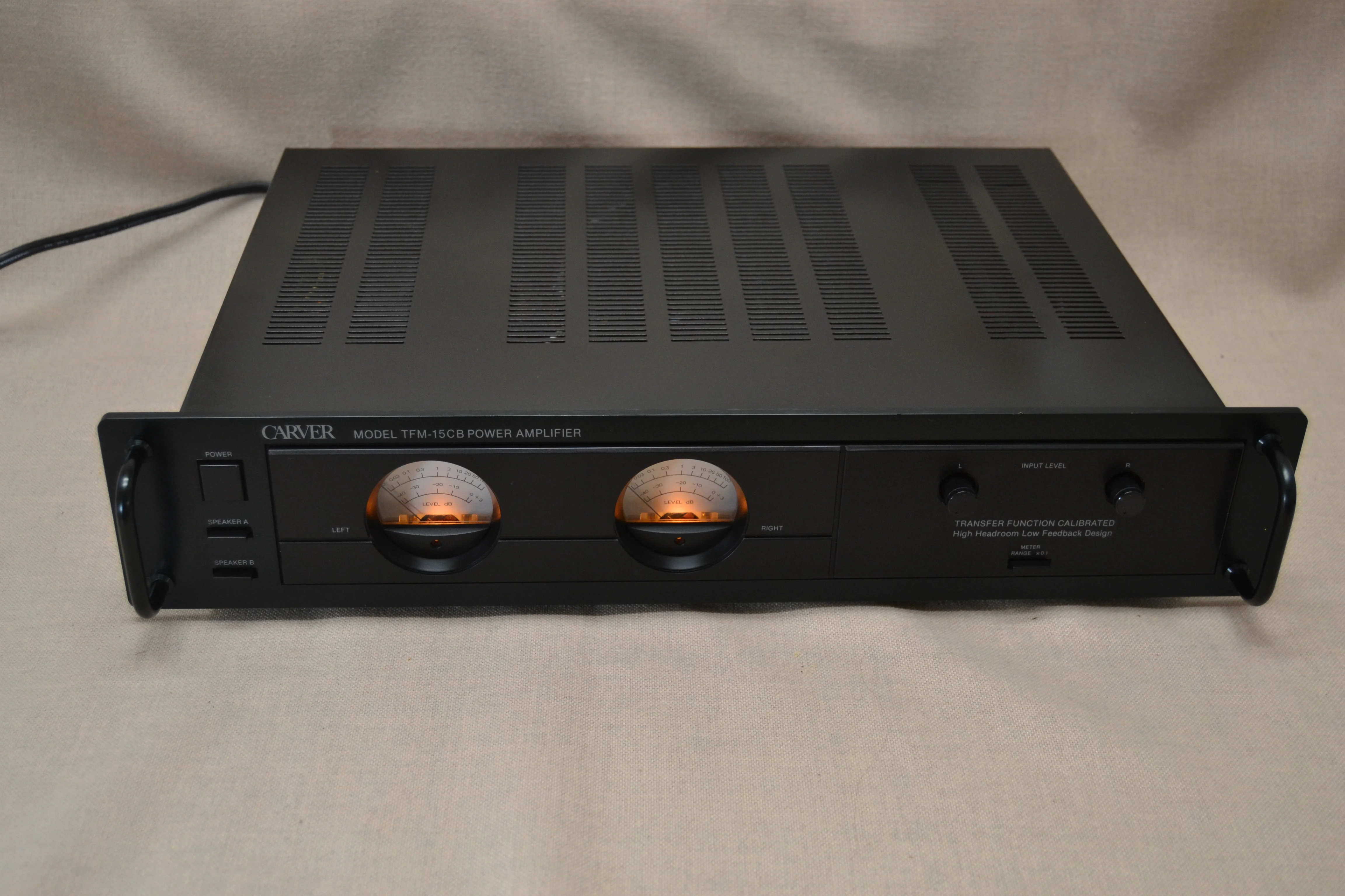 Carver TF-M15CB Stereo Power Amplifier * 100W RMS * 1990 - Image 5