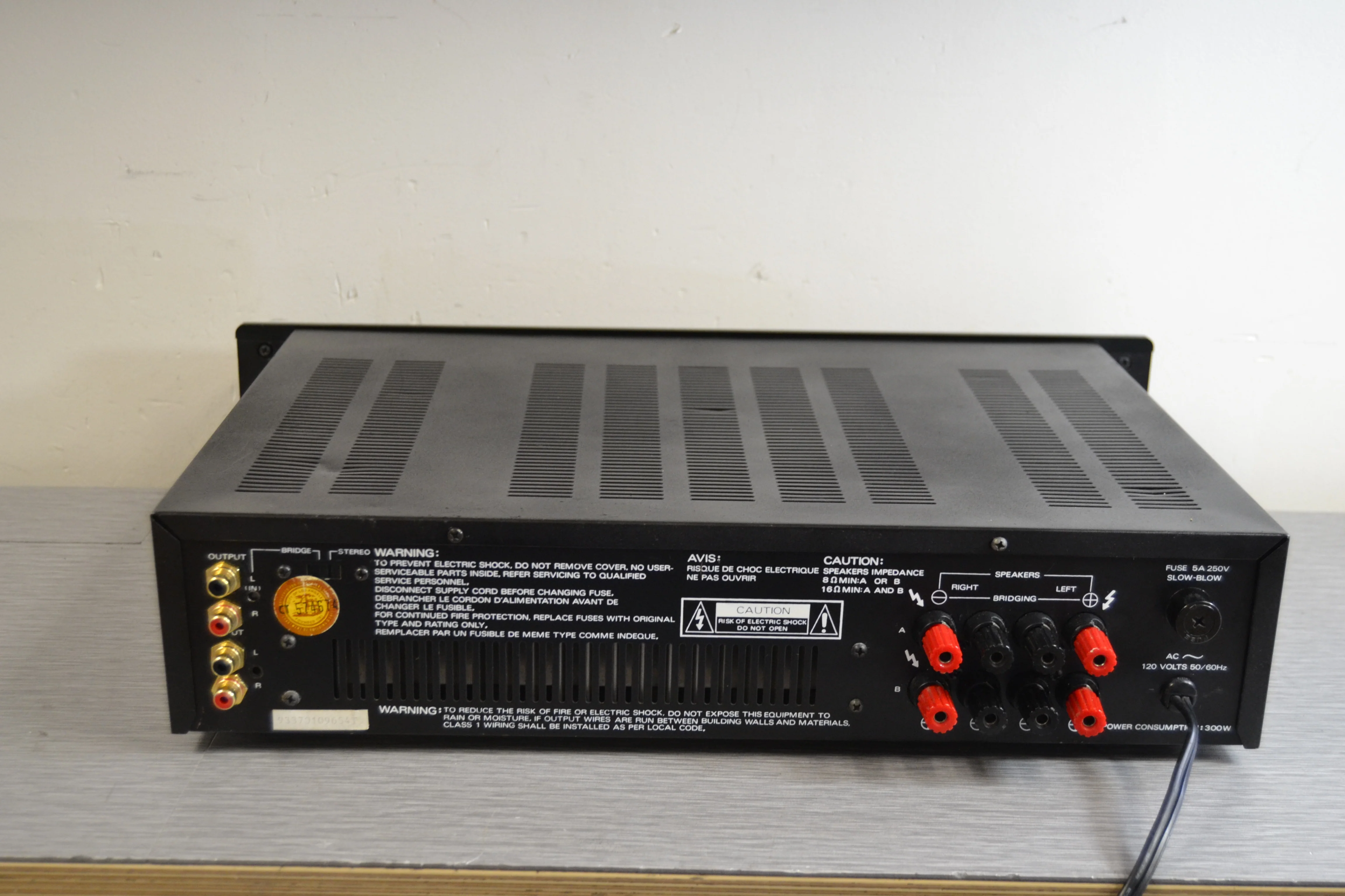 Carver TFM-15CB Stereo/Mono Power Amplifier * 100W RMS * 1990 - Image 9