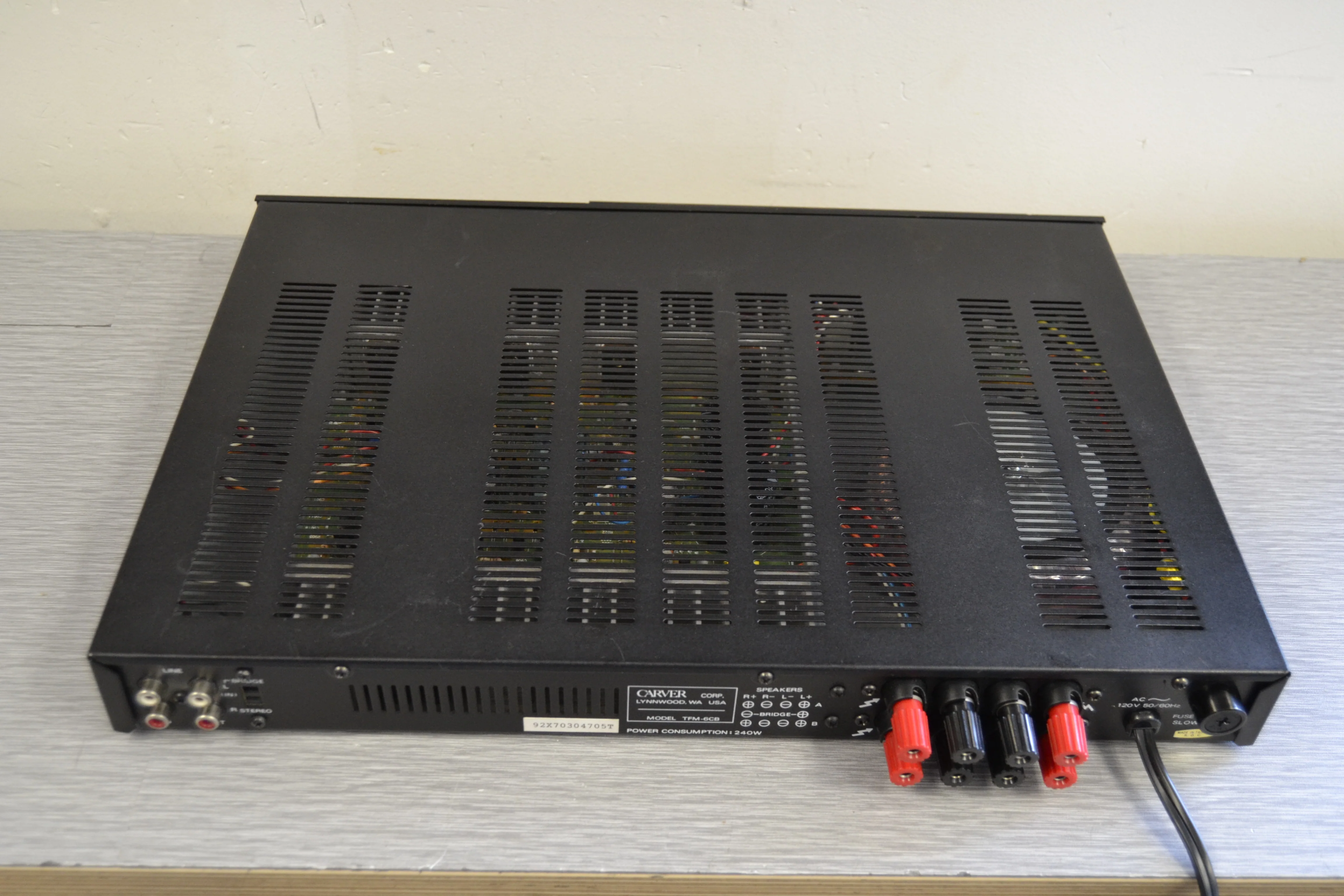 Carver TFM-6CB Power Amplifier * 65W RMS * 1990 - Image 10