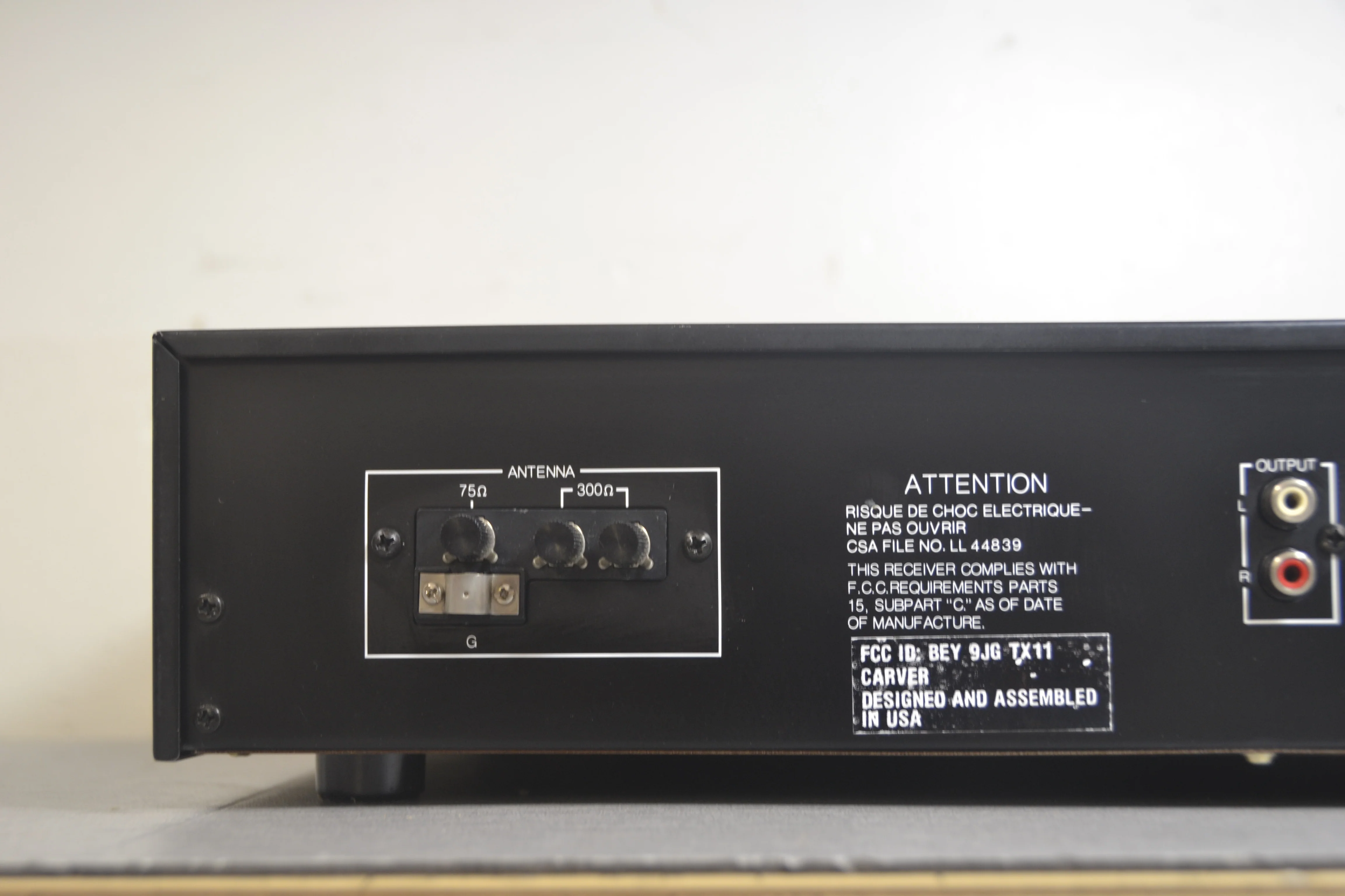 Carver TX-11 Stereo Tuner - Image 10