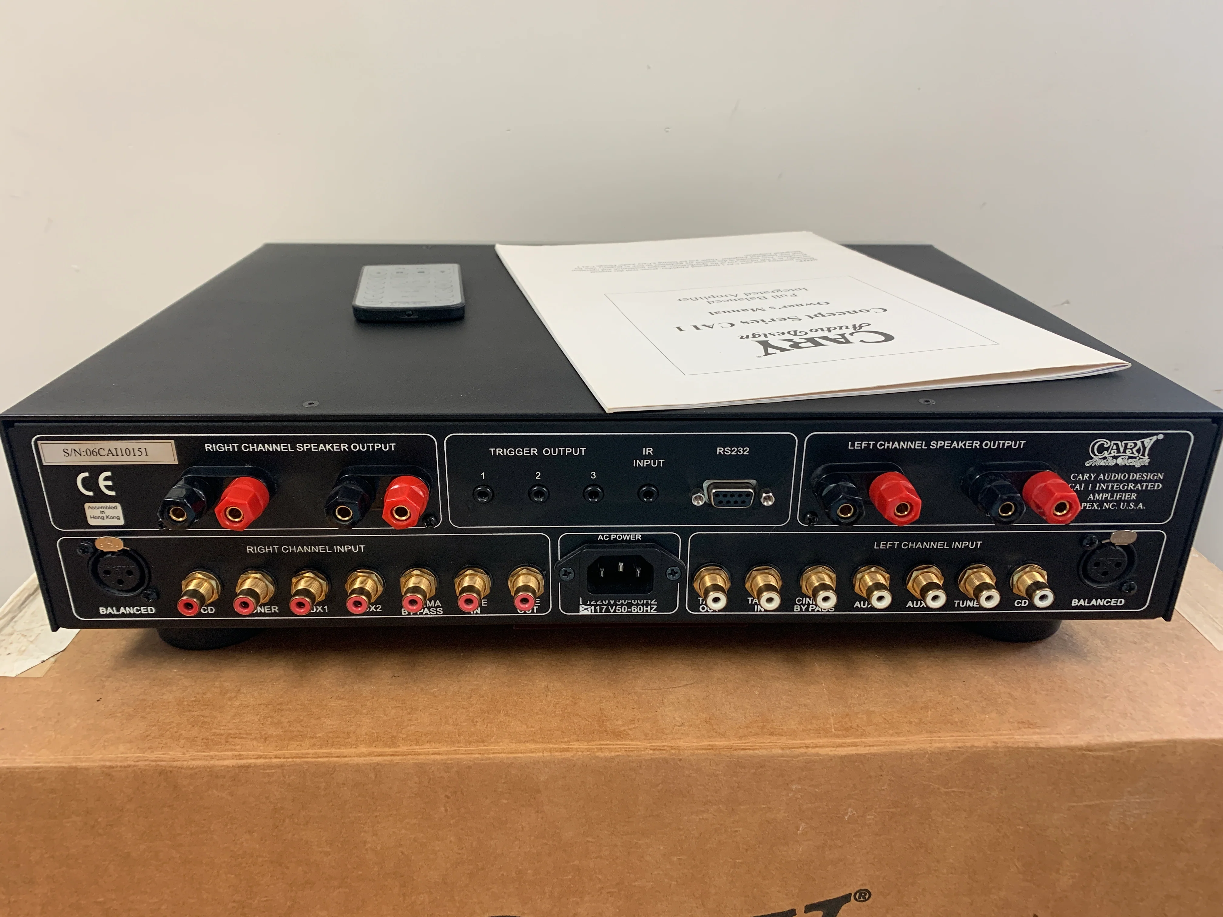 Cary Audio Design CAI-1 Integrated Amplifier * Manual * Remote * Box - Image 12
