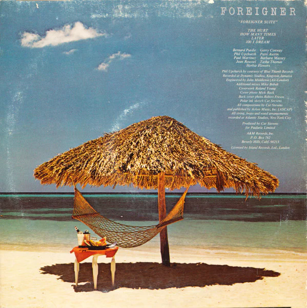 Cat Stevens - Foreigner (LP, Album, Ter) (Very Good (VG)) - Image 2