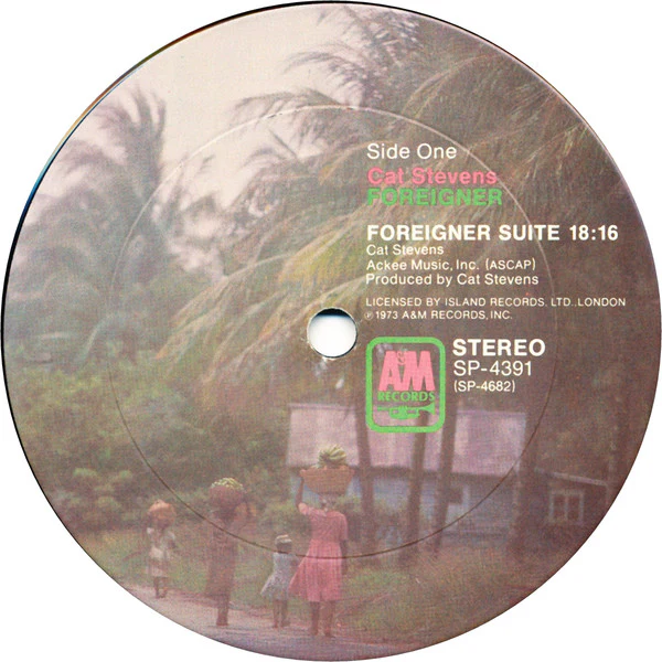 Cat Stevens - Foreigner (LP, Album, Ter) (Very Good (VG)) - Image 3
