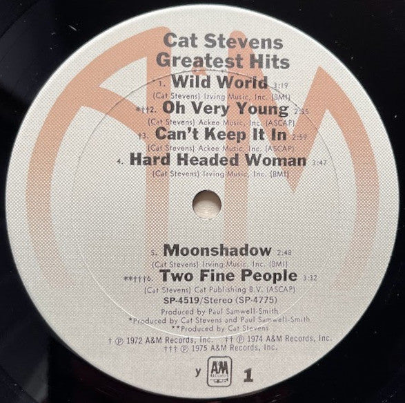 Cat Stevens - Greatest Hits (LP, Comp, Club, RE, Ter) (Near Mint (NM or M-)) - Image 3