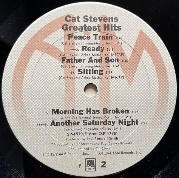Cat Stevens - Greatest Hits (LP, Comp, Club, RE, Ter) (Near Mint (NM or M-)) - Image 4