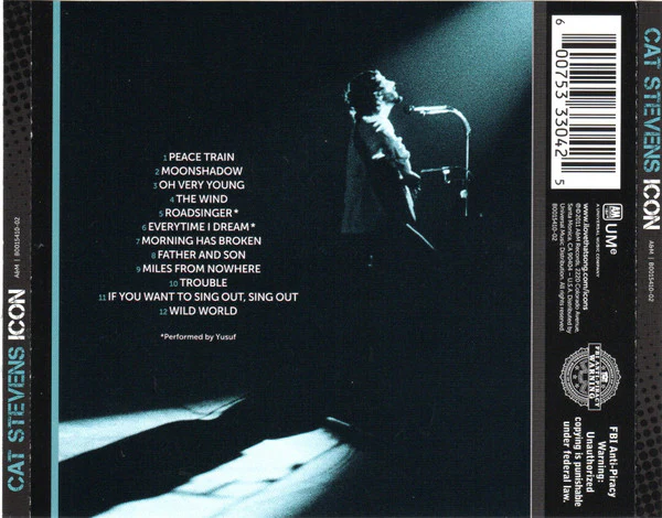 Cat Stevens - Icon (CD, Comp, RE) (Near Mint (NM or M-)) - Image 3