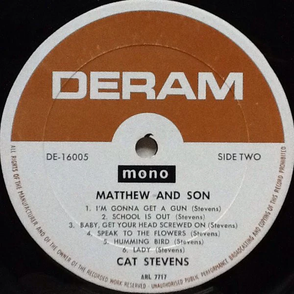 Cat Stevens - Matthew & Son (LP, Album, Mono) (Very Good Plus (VG+)) - Image 4