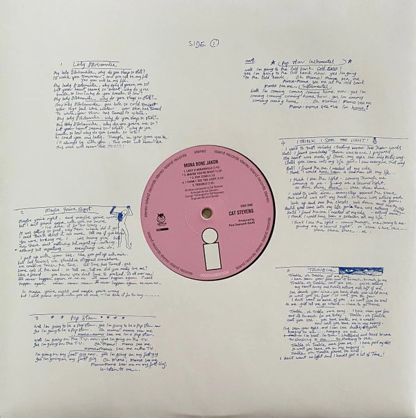 Cat Stevens - Mona Bone Jakon (LP, Album, RE, RM, 50t) (Near Mint (NM or M-)) - Image 5