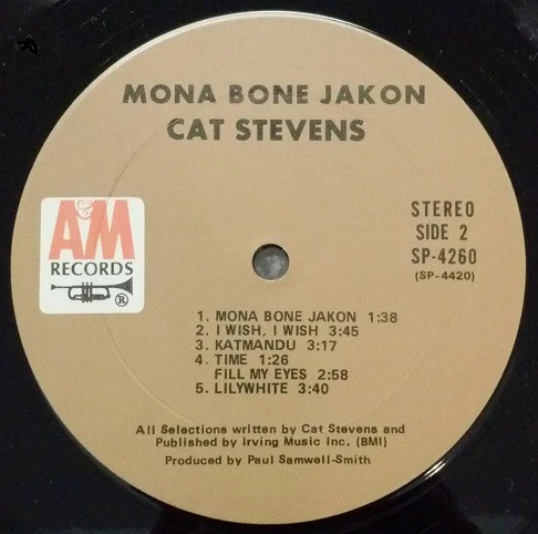 Cat Stevens - Mona Bone Jakon (LP, Album, Ter) (Very Good Plus (VG+)) - Image 4