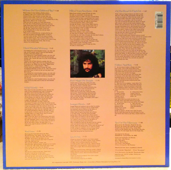 Cat Stevens - Tea For The Tillerman (LP, Album, RE, Ind) (Very Good Plus (VG+)) - Image 2