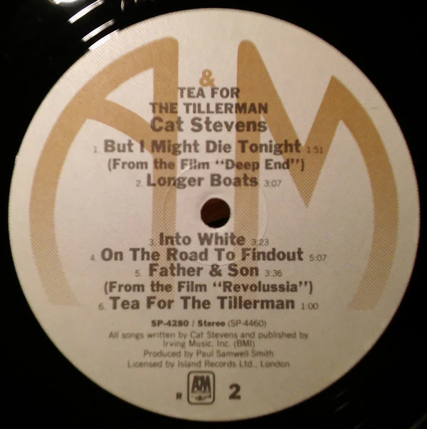 Cat Stevens - Tea For The Tillerman (LP, Album, RE, Ind) (Very Good Plus (VG+)) - Image 4