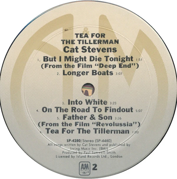 Cat Stevens - Tea For The Tillerman (LP, Album, RE, Mon) (Very Good Plus (VG+)) - Image 4