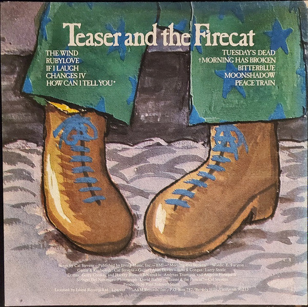 Cat Stevens - Teaser And The Firecat (LP, Album, RE, Gat) (Very Good Plus (VG+)) - Image 2