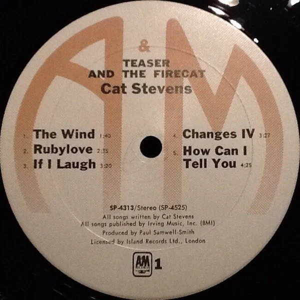 Cat Stevens - Teaser And The Firecat (LP, Album, RE, Gat) (Very Good Plus (VG+)) - Image 3
