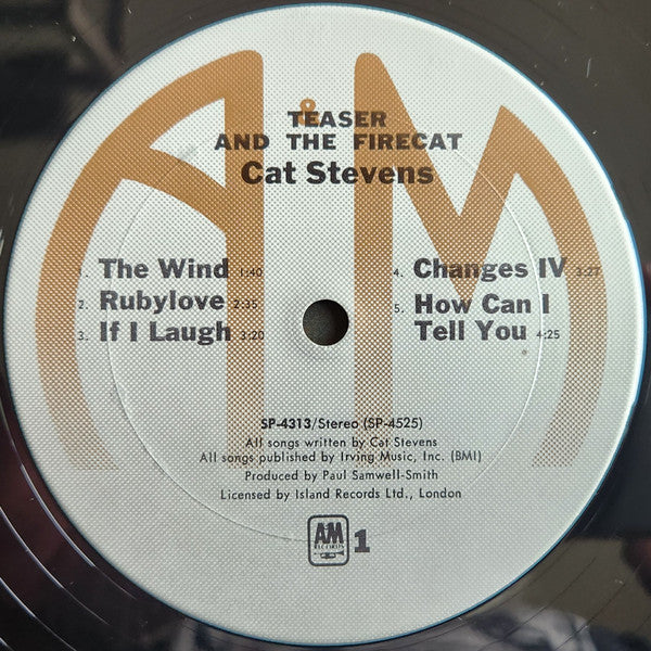 Cat Stevens - Teaser And The Firecat (LP, Album, RE, San) (Good Plus (G+)) - Image 4