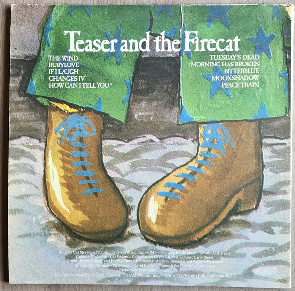 Cat Stevens - Teaser And The Firecat (LP, Album, RE, San) (Very Good Plus (VG+)) - Image 2