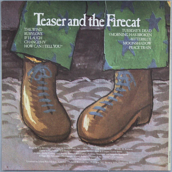 Cat Stevens - Teaser And The Firecat (LP, Album) (Very Good Plus (VG+)) - Image 4