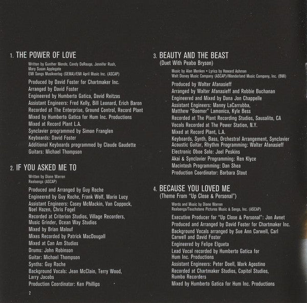 Celine* - All The Way... A Decade Of Song (CD, Comp, RE) (Near Mint (NM or M-)) - Image 5