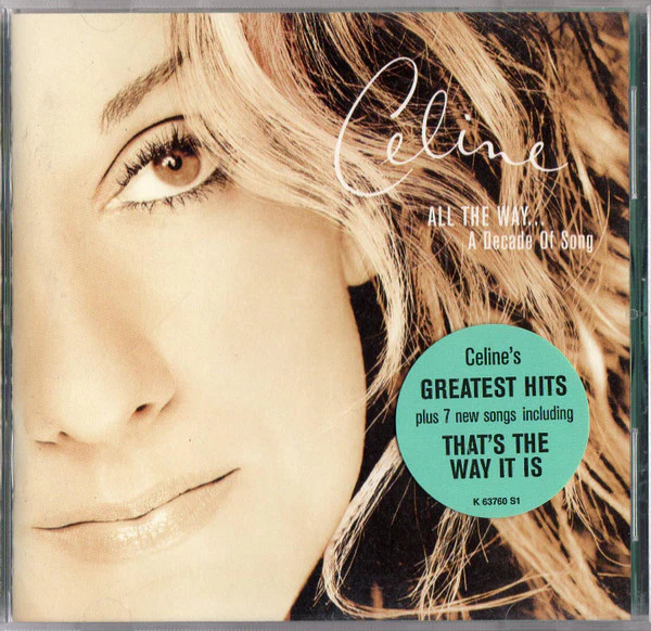 Celine Dion* - All The Way... A Decade Of Song (CD, Comp) (Near Mint (NM or M-))