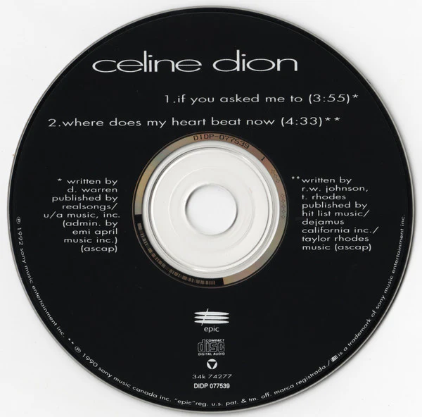 Celine Dion* - If You Asked Me To (CD, Single) (Near Mint (NM or M-)) - Image 3