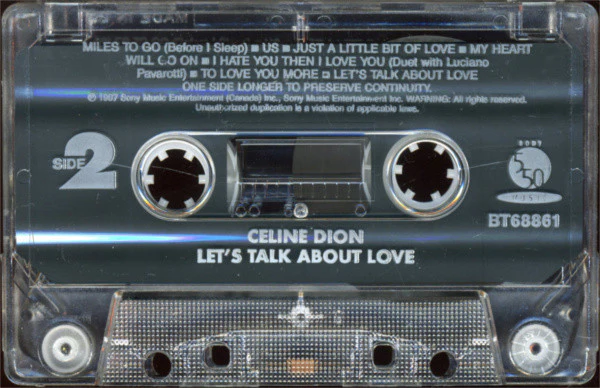 Céline Dion - Let's Talk About Love (Cass, Album) (Near Mint (NM or M-)) - Image 4
