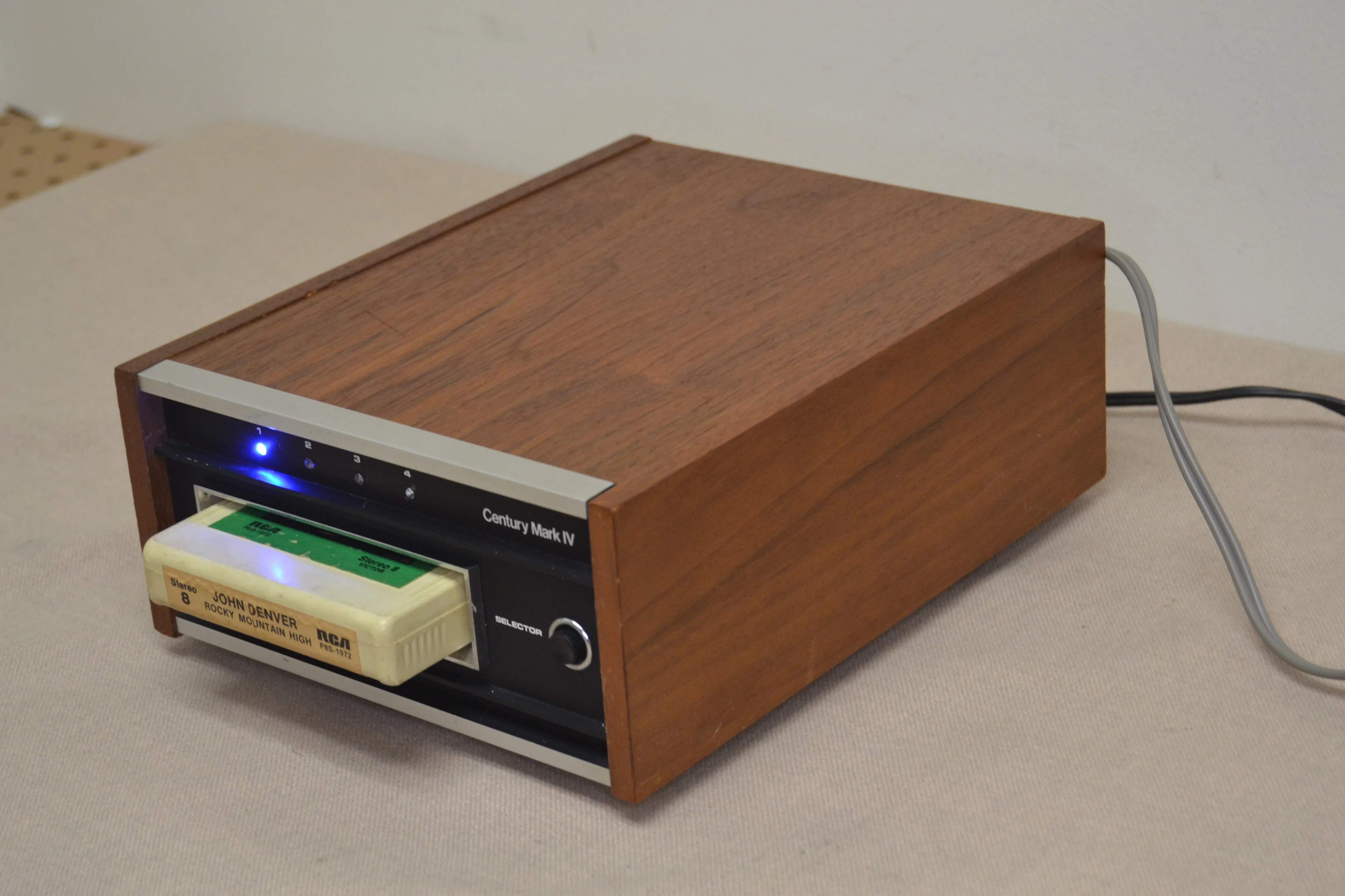 Century Mark IV Model 485 Eight Track Player * Fully Serviced New Belts * - Image 2