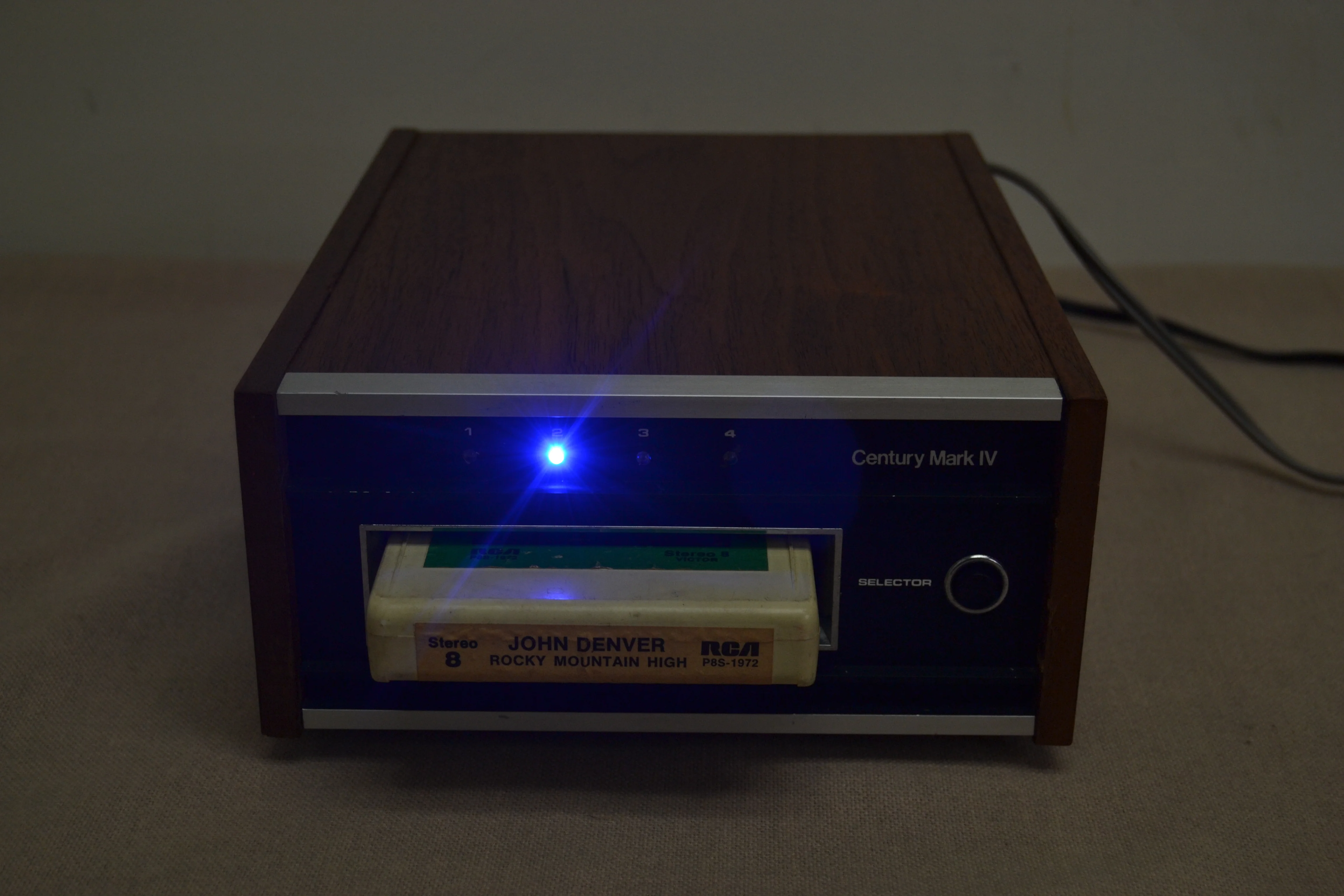 Century Mark IV Model 485 Eight Track Player * Fully Serviced New Belts * - Image 4