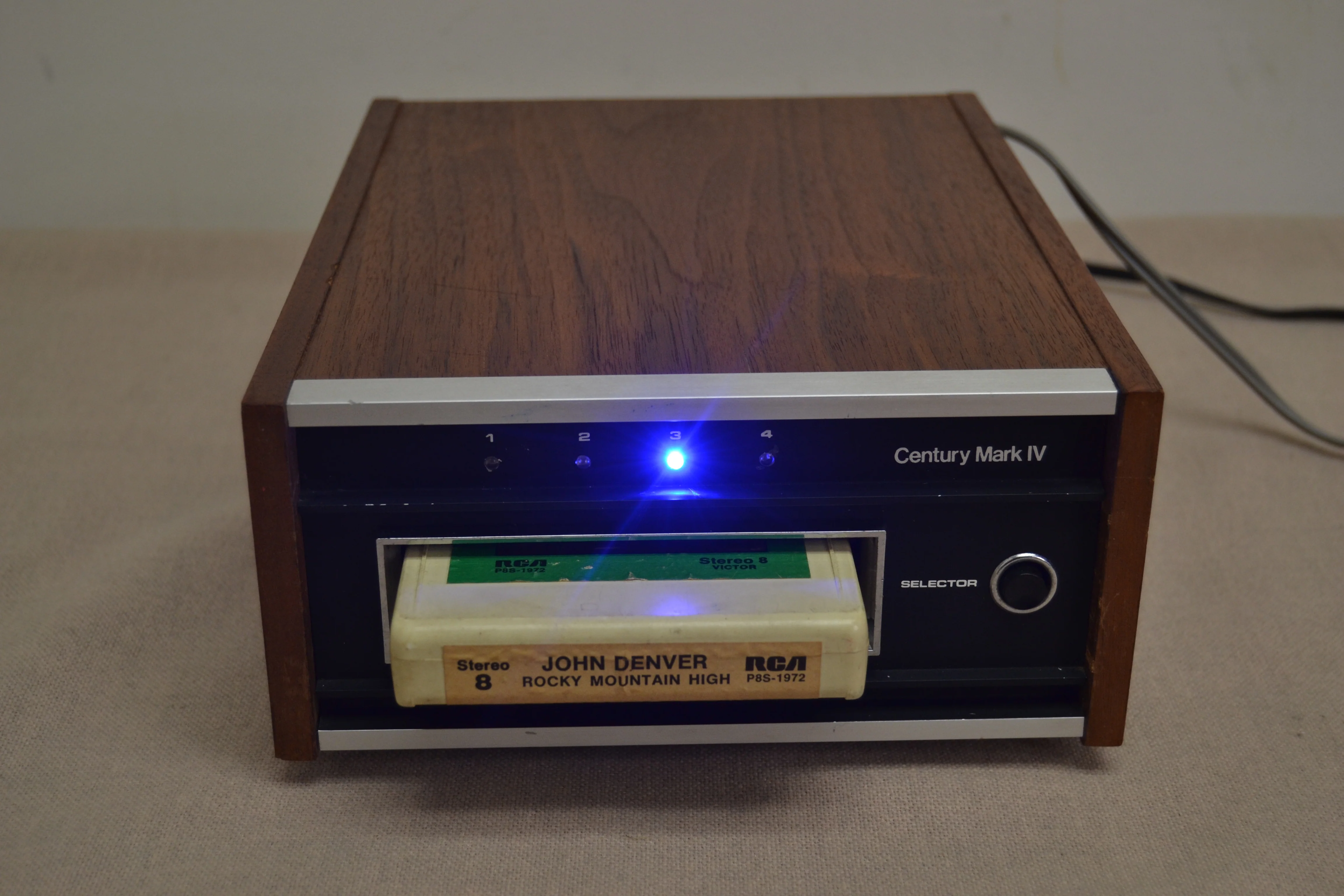 Century Mark IV Model 485 Eight Track Player * Fully Serviced New Belts * - Image 5