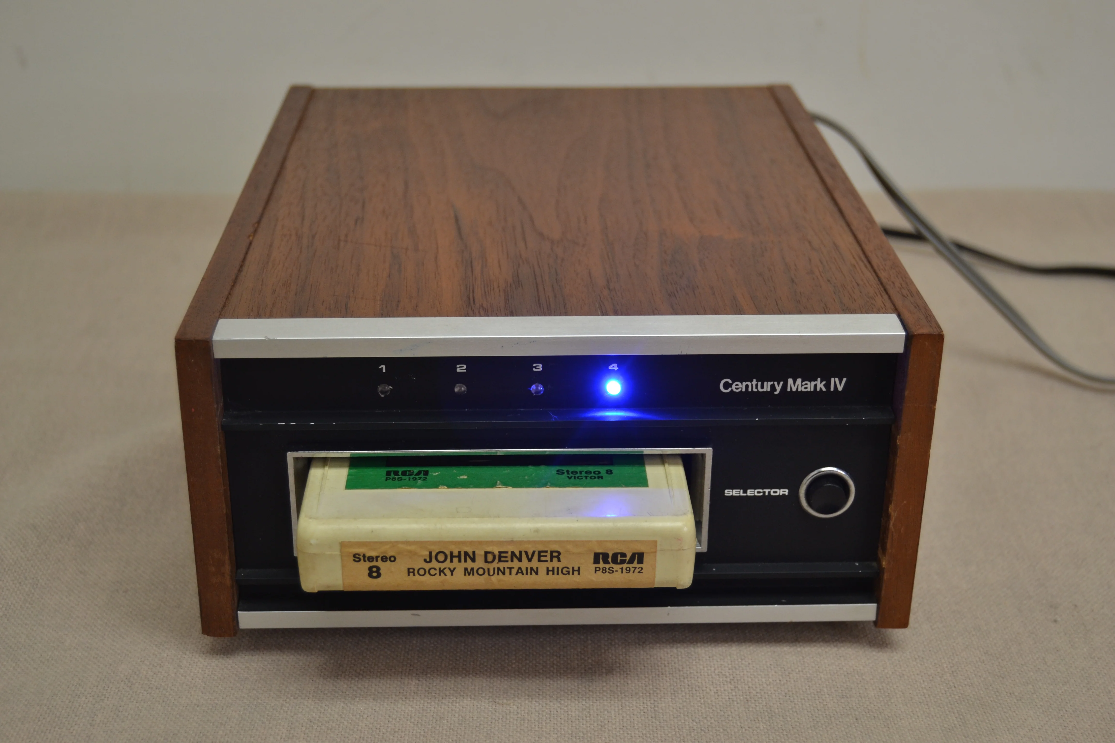 Century Mark IV Model 485 Eight Track Player * Fully Serviced New Belts * - Image 6