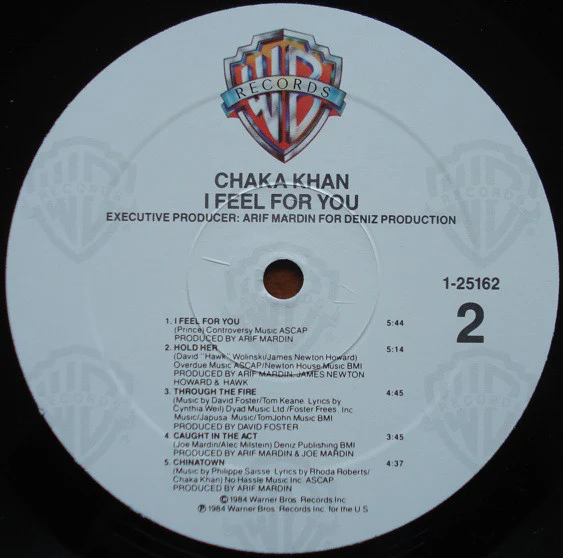 Chaka Khan - I Feel For You (LP, Album, SRC) (Very Good Plus (VG+)) - Image 4