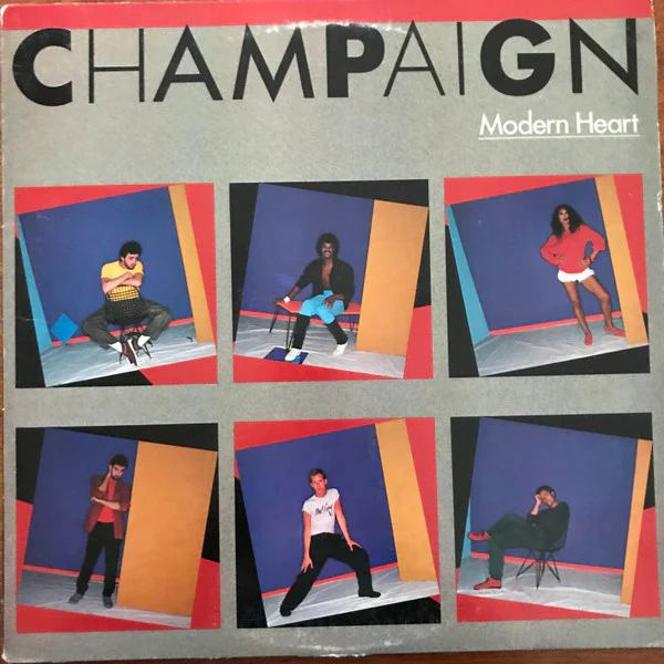 Champaign - Modern Heart (LP, Album, Pit) (Very Good Plus (VG+))