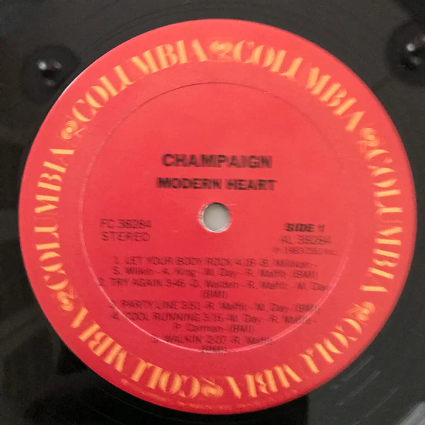 Champaign - Modern Heart (LP, Album, Pit) (Very Good Plus (VG+)) - Image 3