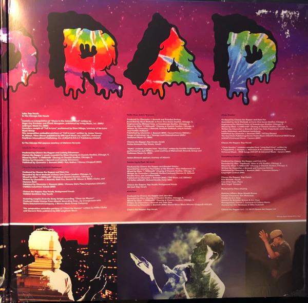 Chance The Rapper - Acid Rap (2xLP, Mixtape, RE, Pur) (Near Mint (NM or M-)) - Image 3