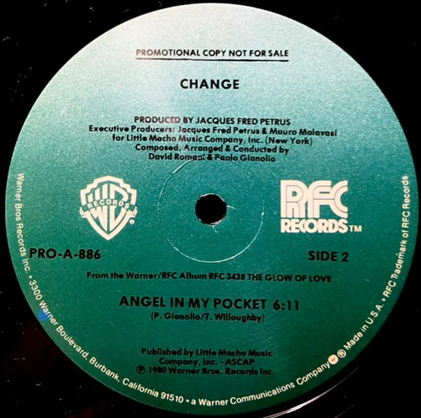 Change - Searching / Angel In My Pocket (12", Promo) (Good Plus (G+)) - Image 2